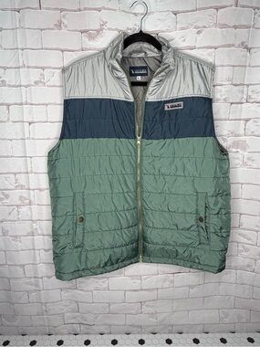 Local Boy Outfitters Colorblock Puffer Vest Size Large